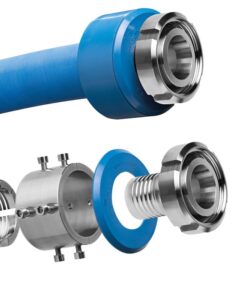 Sistema Bull Ring Universalflex montato su tubo flessibile alimentare