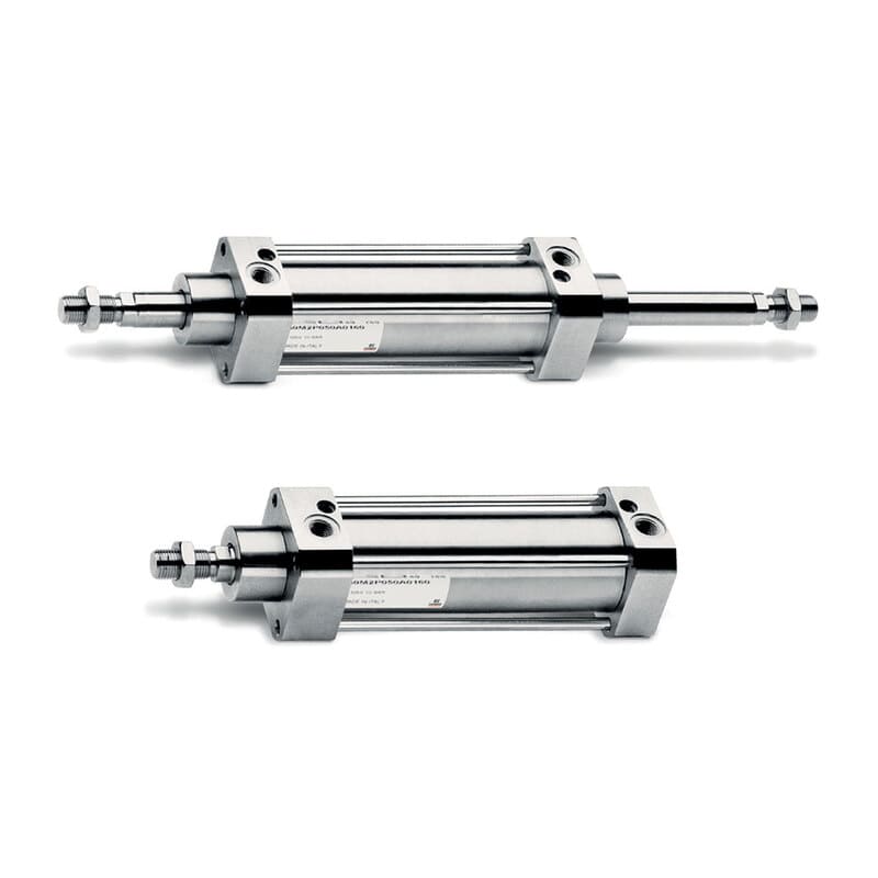 Supporto A Cilindro Lungo In Acciaio Inox Per Asta Diametro 30 Mm - Distanza 120 Mm Con Viti E Tasselli Inclusi