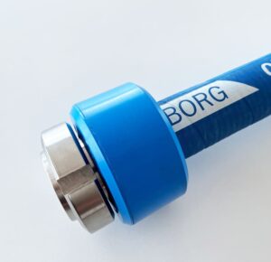 Sistema Bull Ring Universalflex montato su tubo flessibile alimentare