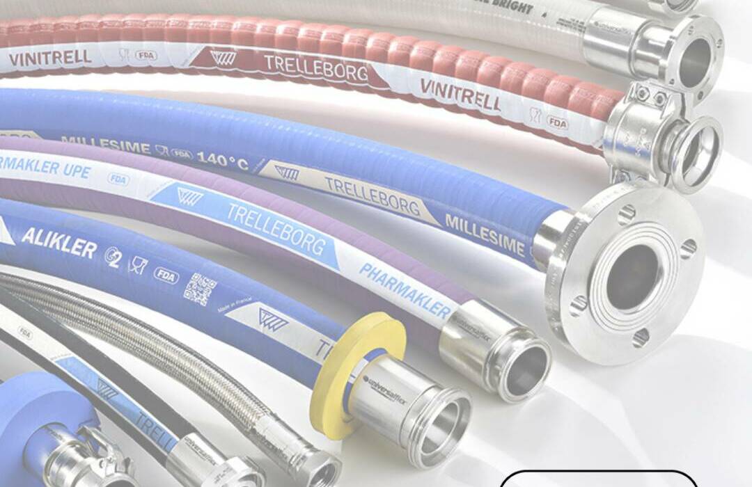 tubi flessibili raccordati per industria alimentare e cosmetica conformi MOCA