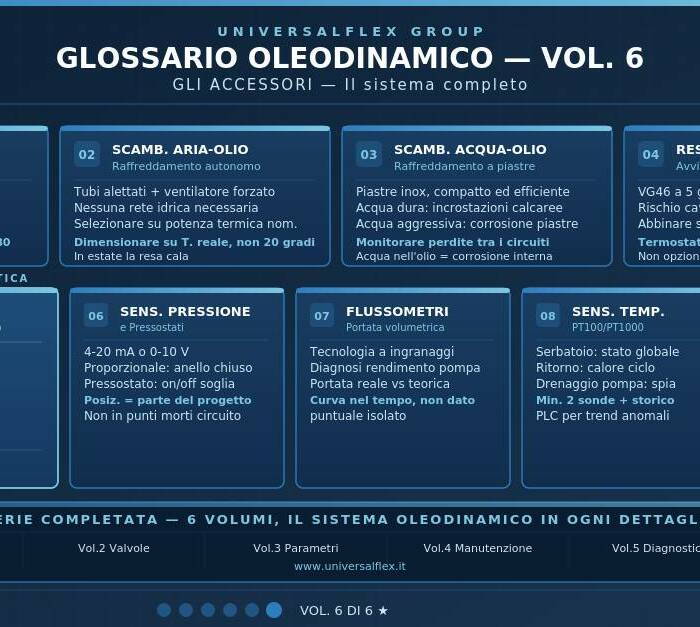 Glossario Oleodinamico Vol. 6 Gli accessori – Il sistema completo