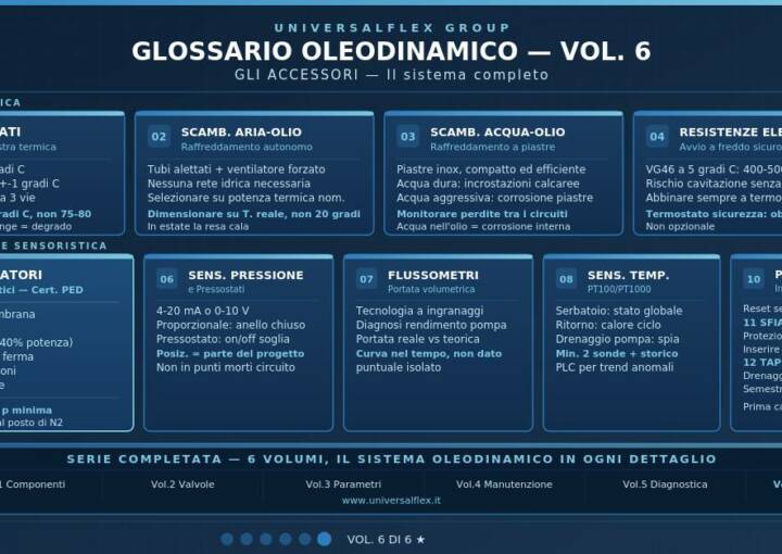 Glossario Oleodinamico Vol. 6 Gli accessori – Il sistema completo